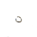 Jump Ring/ Argollas, Silver Plated Brass-5mm; 100pcs