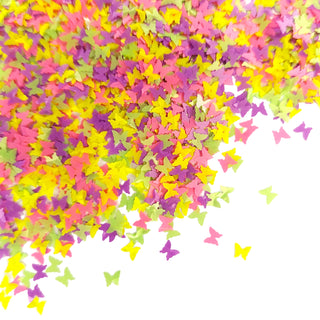 Multicolor Butterflies - Chunky Glitter, 2oz