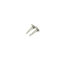 Flat Pin Pad, Sterling Silver, 6mm; 1 pair
