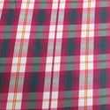 Tela de Cuadro Escolar / School Plaid Fabric- Pink Yellow, 60" Wide