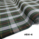 Tela Cuadros Escolares - Verde Amarillo Gris, 60" Wide