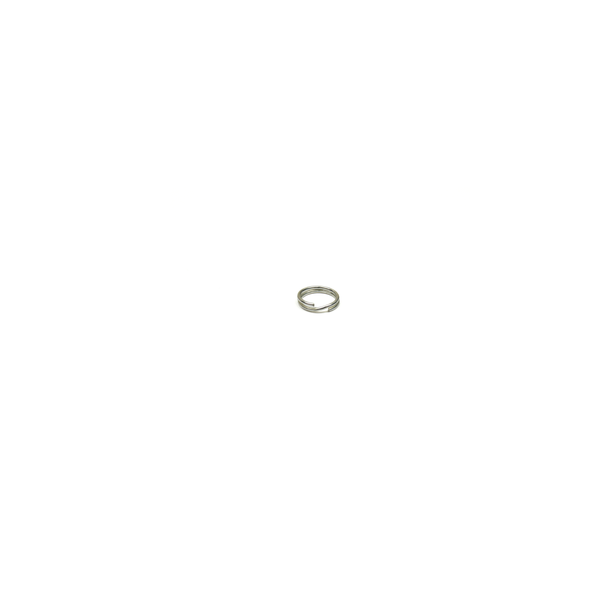 Split Ring, Sterling Silver, 8mm; 1 piece