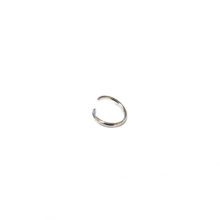 Jump Ring, Silver Plated, Brass, 8mm