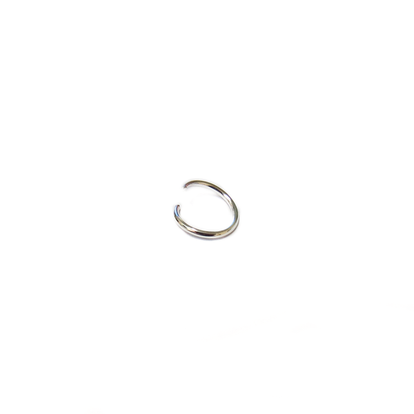 Jump Ring, Silver Plated, Brass, 8mm