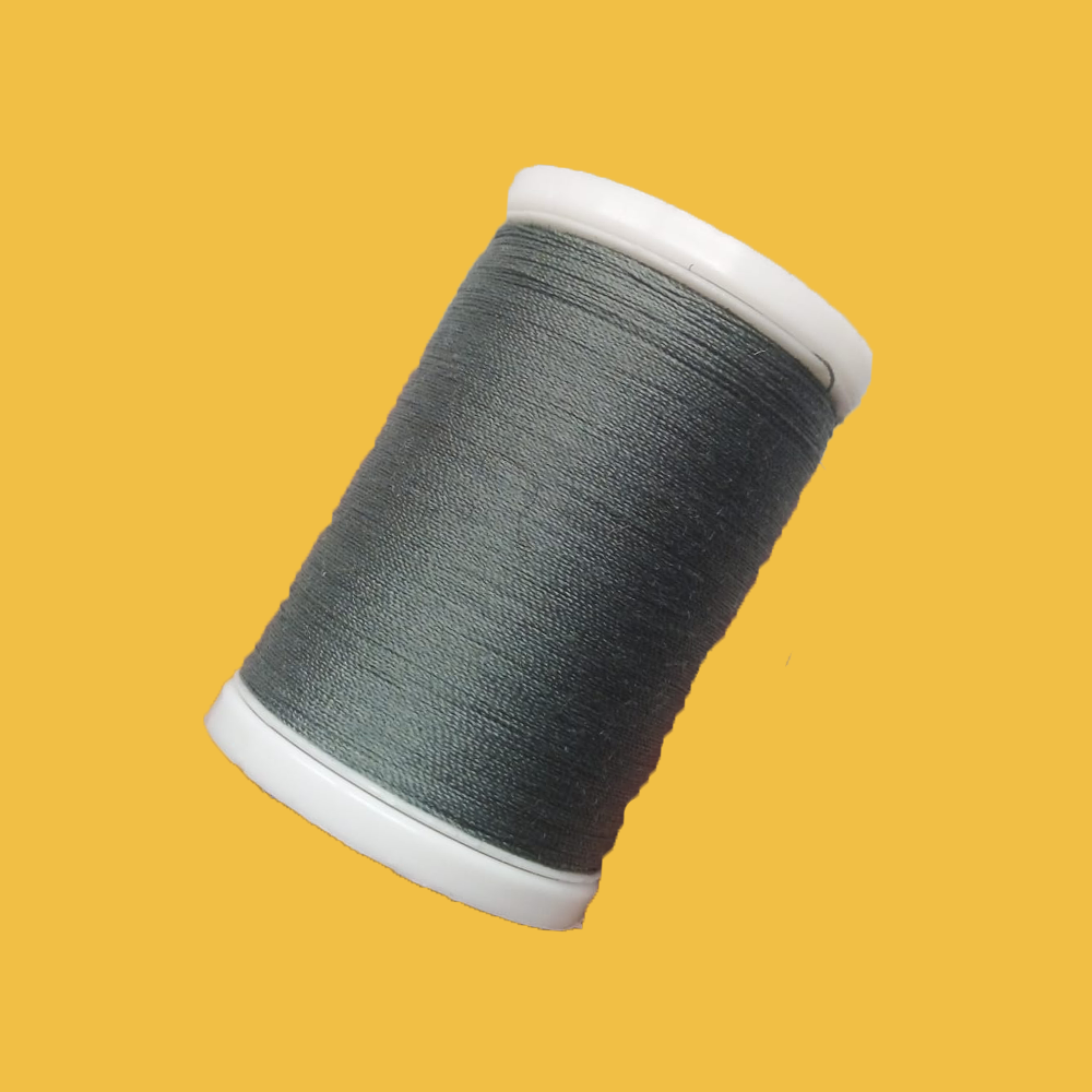 Dual Duty Sewing Thread; All Purpose, Light Gray/ Light Gray Sewing Th ...