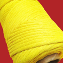 Hilo para Macramé de 4mm color amarillo/ 100% algodón - 110 yardas