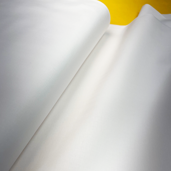 White / KONA cotton- 100% Cotton Print Fabric, 44/45" Wide