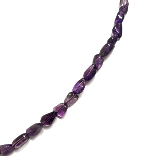 Amethyst Smooth Irregular Beads, Approx. 8mm -1 strand