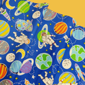 Astronauts in Space - 100% Cotton Print Fabric, 44/45" Wide