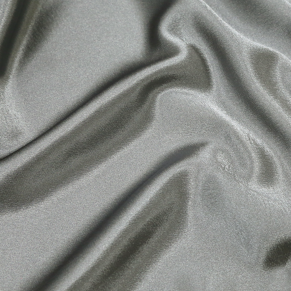 Charcoal, 100% Polyester Crepé Back Satin - 58" wide; 1 Yard