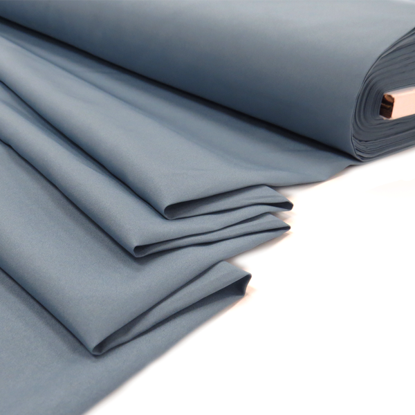 Blue-Grey, 100% Polyester Crepe de Chine - 58" Wide; 1 Yard