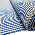 Royal Blue, 100% Polyester Gingham Check 1/8- 58" wide; 1 yard