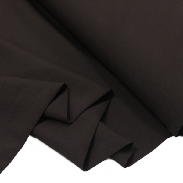 Brown, 100% Polyester Crepe de Chine - 58" Wide; 1 Yard
