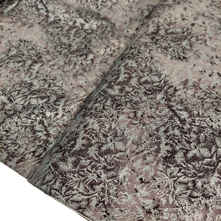 Metallic Charcoal Grey - 100% Cotton Print Fabric, 44/45" Wide