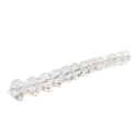 Rondelle Clear, 15x18mm; 1 strand