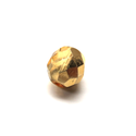 Crystal Gold, Round Faceted Fire Polished,10mm- 20pcs