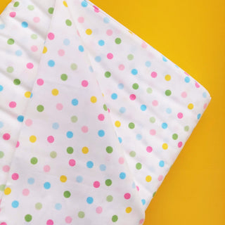 Pastels 1/4" Polka Dots - 100% Cotton Print Fabric, 45" Wide