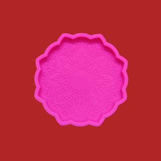 Molde de Flor con Detalles; Aprox. 4.5"x4.5"