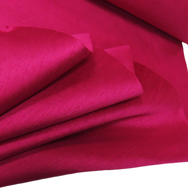 Fuchsia, 100% Textured Polyester Shantung - 118" wide; 1 Yard