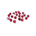 Garnet AB, Round Faceted Fire Polished; 8mm - 20 pcs