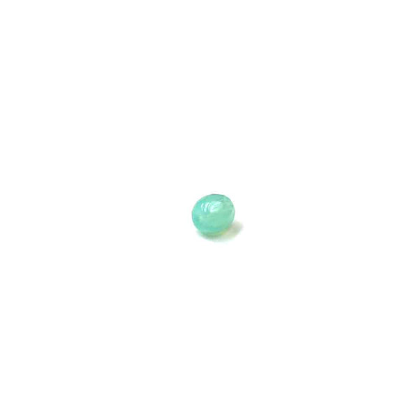 Green/Turquoise, Round Faceted Fire Polished; 4mm - 20 pcs