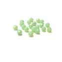Green Opal, Round Faceted Fire Polished Beads-8mm; 20pcs