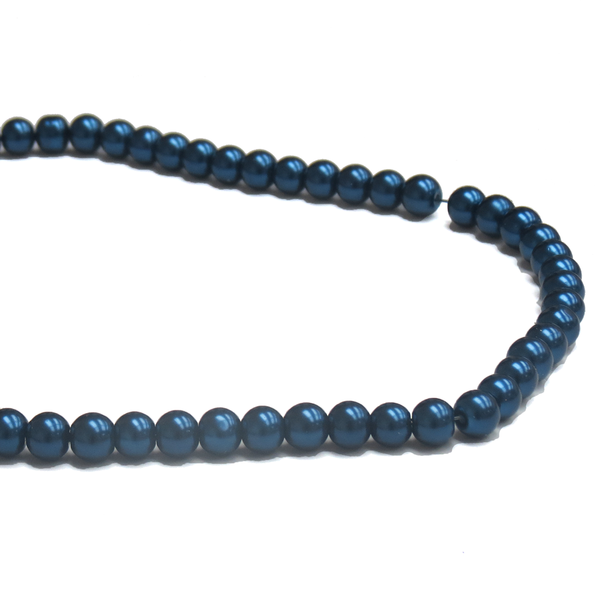 Glass Pearl- Navy Blue