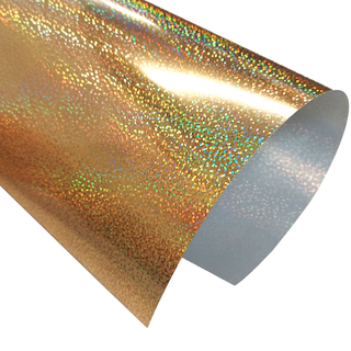 Gold Rainbow Faux Glitter HTV (Heat Transfer Vinyl) Sheet Approx. 11.75"x9.75" - SOLO RECOGIDO/PICKUP ONLY