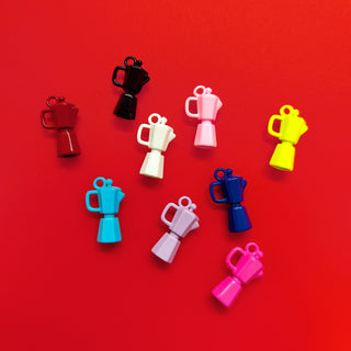 Coffee Maker (Greca) Charms - Available in different colors; 1pc