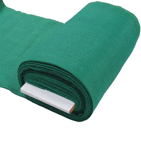 Saco/ Burlap Fabric, 39" / 40" Wide - 100% Jute, Jade