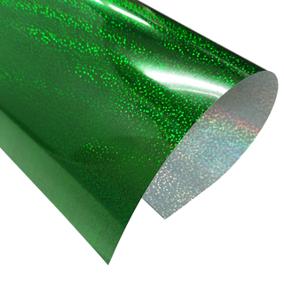 Green Faux Glitter HTV (Heat Transfer Vinyl) Sheet Approx. 11.75"x9.75" - SOLO RECOGIDO/PICKUP ONLY