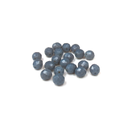 Grey, Round Faceted Fire Polished,10mm -20pcs