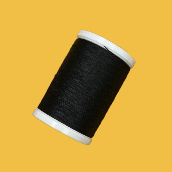 Dual Duty Sewing Thread; All Purpose, Black / Hilo de coser color negro