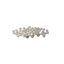 Heishe Spacer Bead, Silver Plated Brass, 4x4mm; 50 pieces