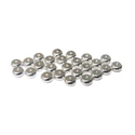 Heishe Spacer Bead, Silver Plated Brass, 5mm; 15 pieces