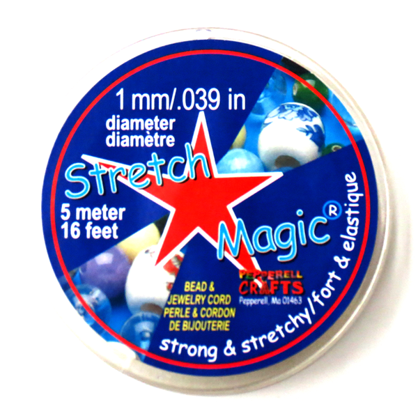 Stretch Magic (TM), Clear, 1mm/5meters