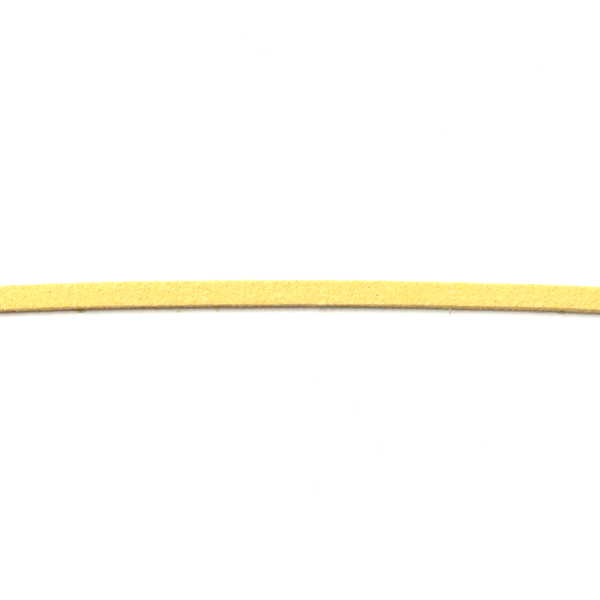 Suede Cord, 3mm-Yellow