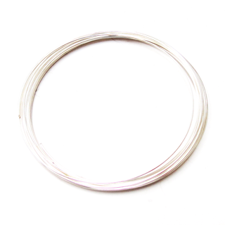 Memory Wire, Silver Plated; 2-1/4 diameter-12loops
