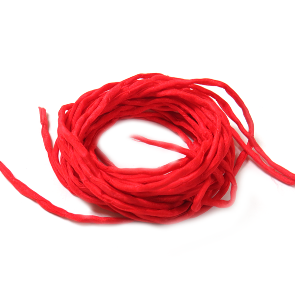 Silk Cord, Red, 39" Long; 1 piece