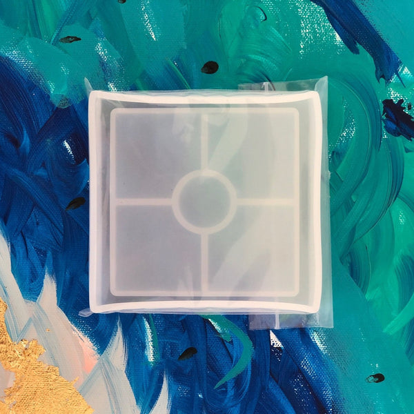 Square Coaster Clear Silicone Mold for Resin