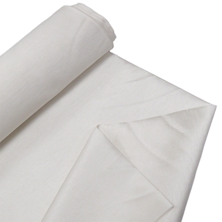 Ivory, 100% Textured Polyester Shantung - 118" wide; 1 Yard