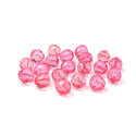 Light Pink, Round Faceted Fire Polished; 12mm - 20 pcs