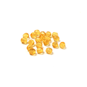 Light Topaz, Round Faceted Fire Polished; 6mm - 20 pcs