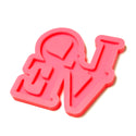 LOVE Silicone Mold for Resin Pendant - Approx. 2.75"x3.75"