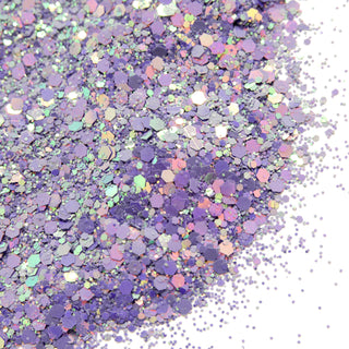 Lavender AB Mix, Chunky Glitter, 2oz