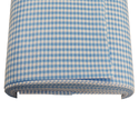 Light Blue, 100% Polyester Gingham Check 1/8- 58" wide; 1 yard