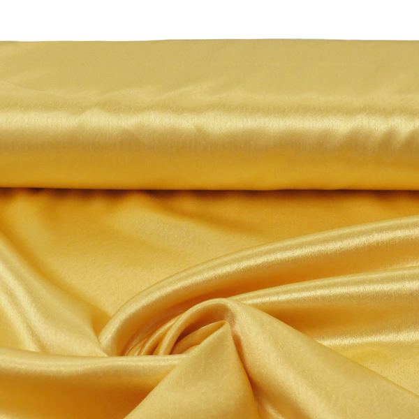 Light Yellow, 100% Polyester Crepé Back Satin - 58" wide; 1 Yard
