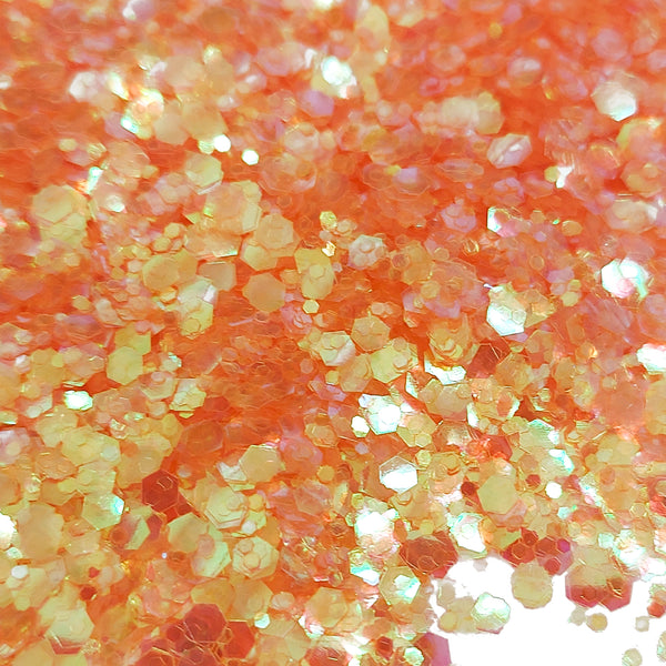 Light Orange Mix- Chunky Glitter, 2oz