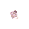 Swarovski Crystal, Bicone, 4mm - Light Amethyst; 20 pcs