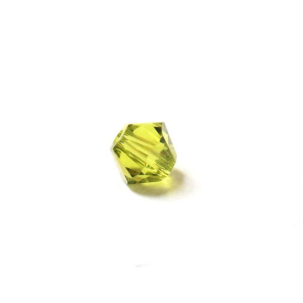 Swarovski Crystal, Bicone, 4MM - Light Olivine; 20 pcs